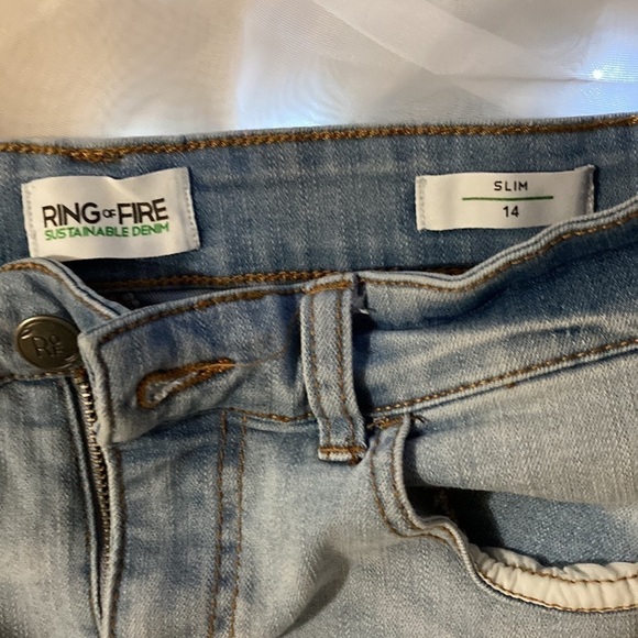 Ring of Fire sustainable denim light blue size slim - Picture 2 of 6